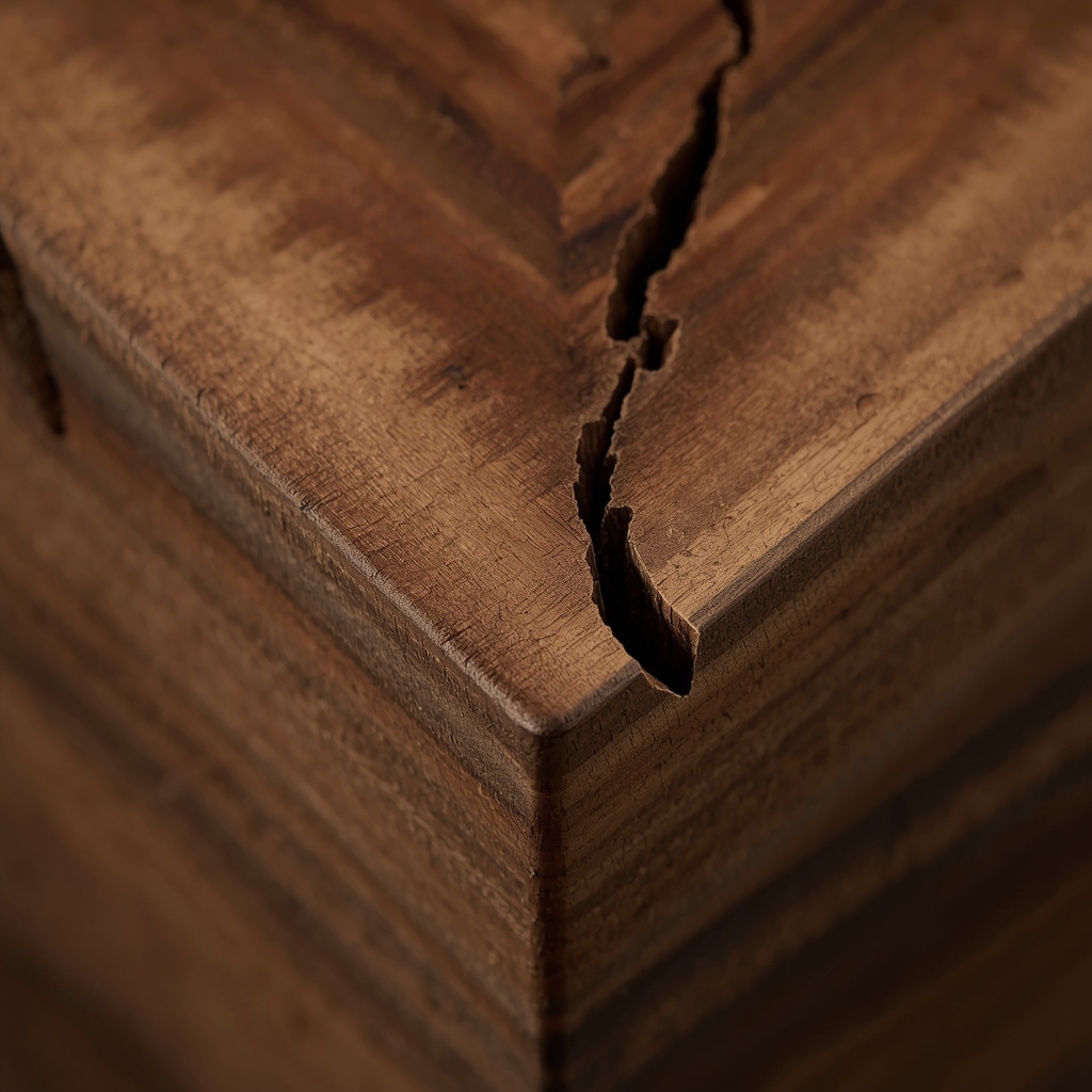 An extreme close-up of raw unpolished walnut timber grain showing deep tactile natural textures.